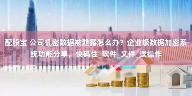 配股宝 公司机密数据被泄露怎么办？企业级数据加密系统功能分享，快码住_软件_文件_误操作